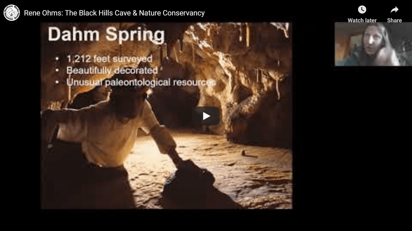 Rene Ohms: The Black Hills Cave & Nature Conservancy